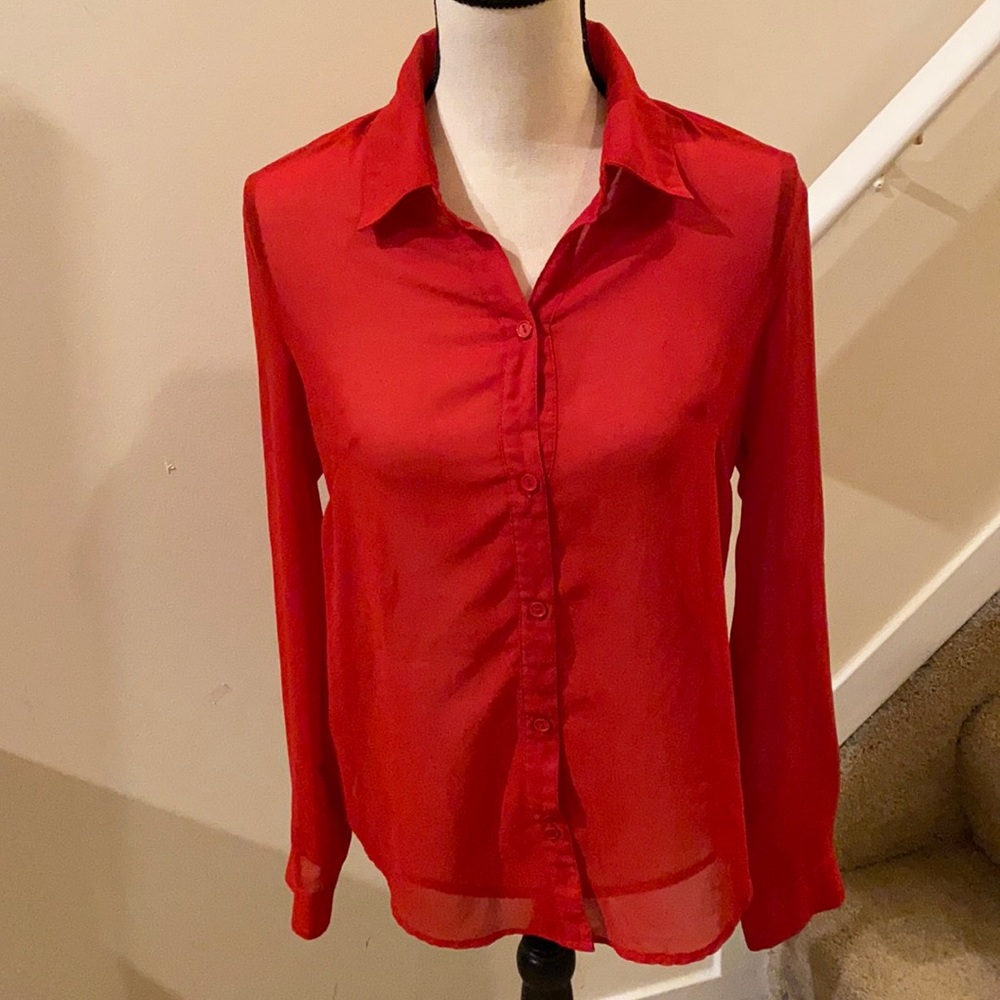 Rouge Red Blouse M